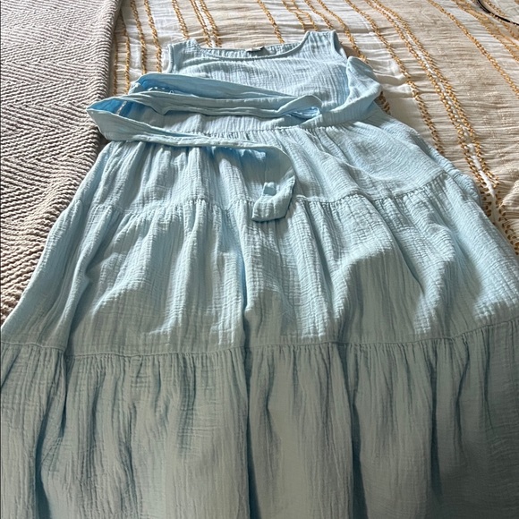 J. Crew Light Blue Sleeveless Dress - Picture 1 of 2